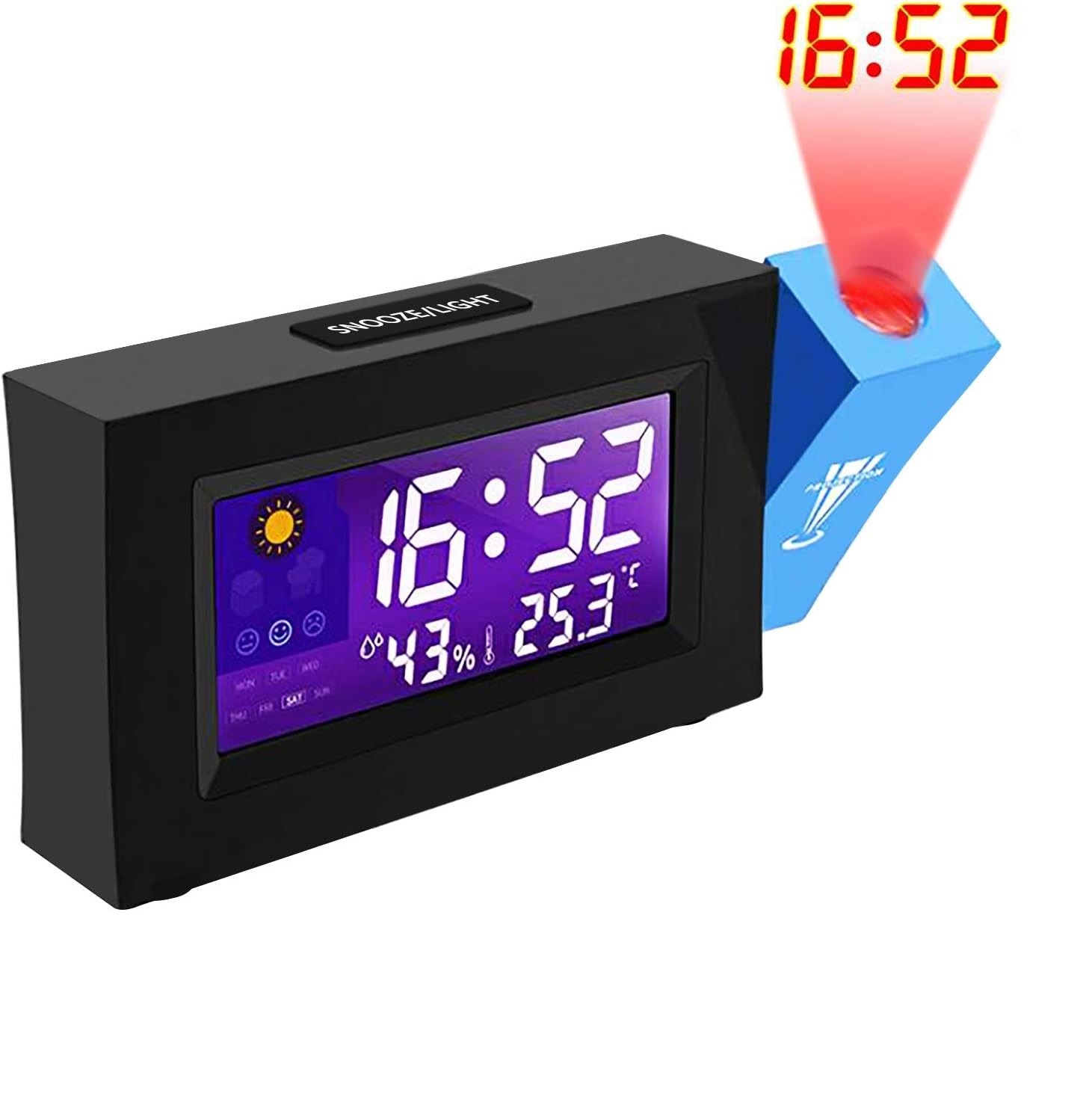 Miniatura 5 de Reloj Despertador Digital Proyector Hora